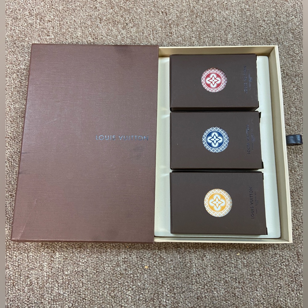 *Like New* Louis Vuitton Set of 3 Playing Cards